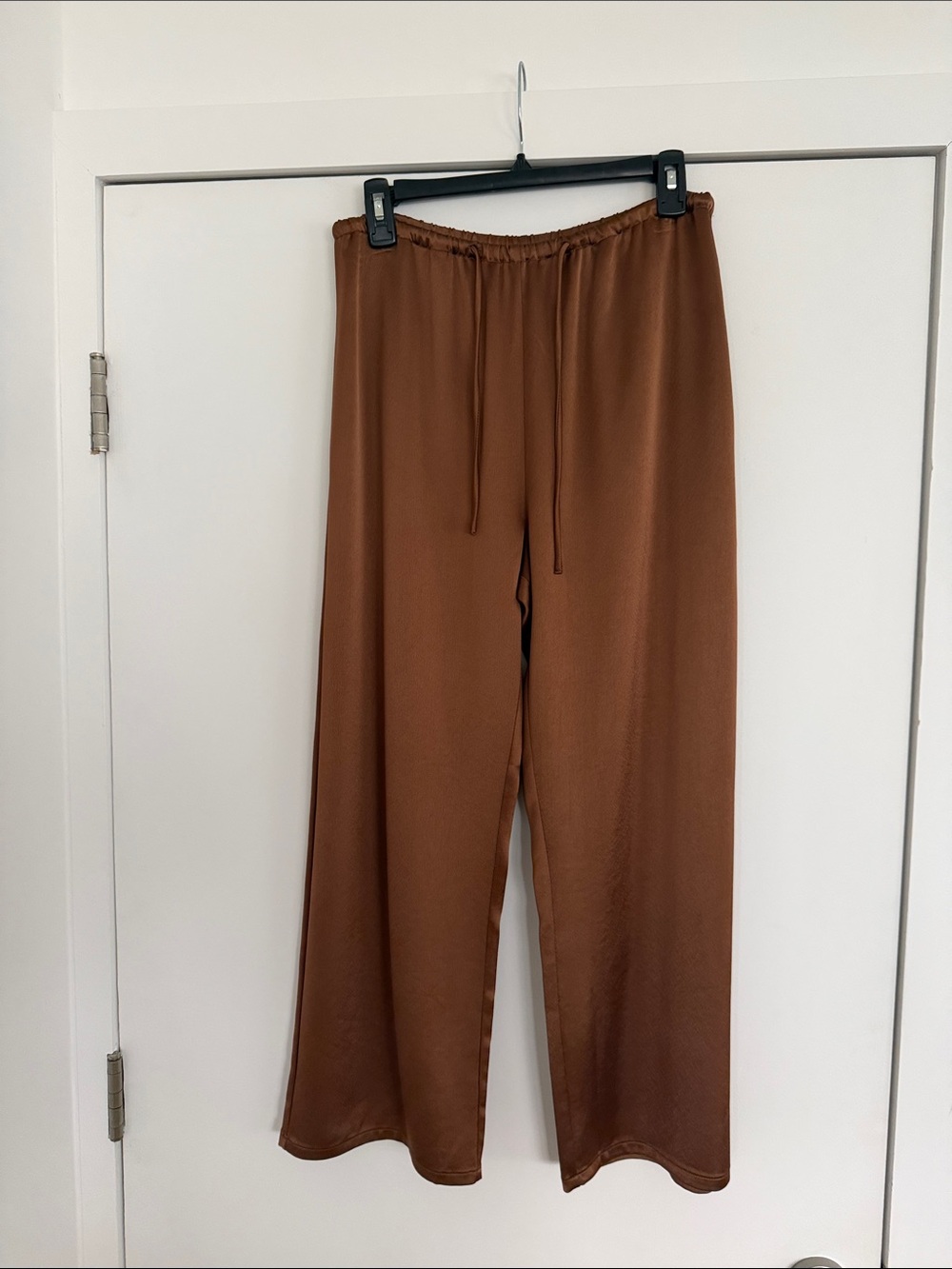 LESET Silky Drawstring Pants NWT - Henna - SZ S